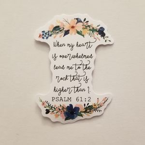 10/$10 Psalm Bible Verse Sticker